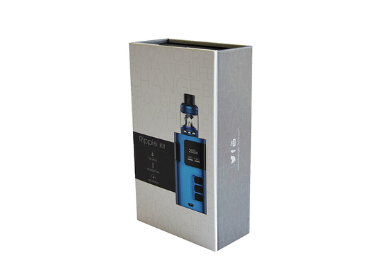 Magnetic Closed Cannabis Box Packaging Book Style Rigid For Vape